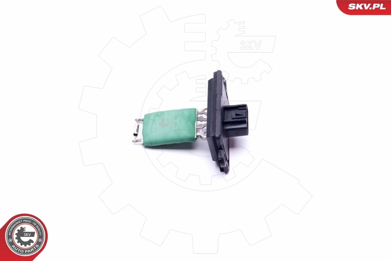Resistor, interior blower